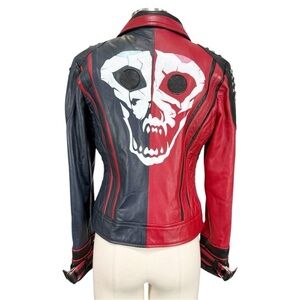 America Jackets Harley Quinn Suicide Squad Leather Jacket Size Large